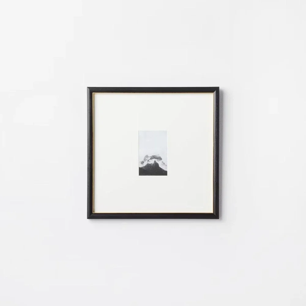 15x15 Matted to 4x6 Gallery Wall Frame‎ Black/Brass - Threshold Studio McGee